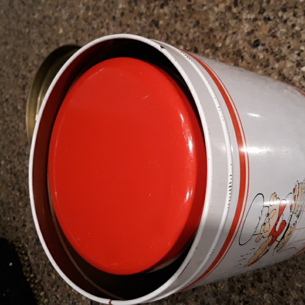 Vintage Tin Nesting Canister Set Of 4 Vintage - Picture 14 of 15